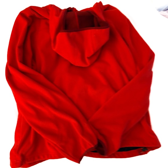 L.L.Bean Polartec® Windbloc Fleece Jacket Hoodie – Red – XXL – Unisex - Picture 13 of 13